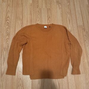 CAbi Men's Tan Crewneck Sweater